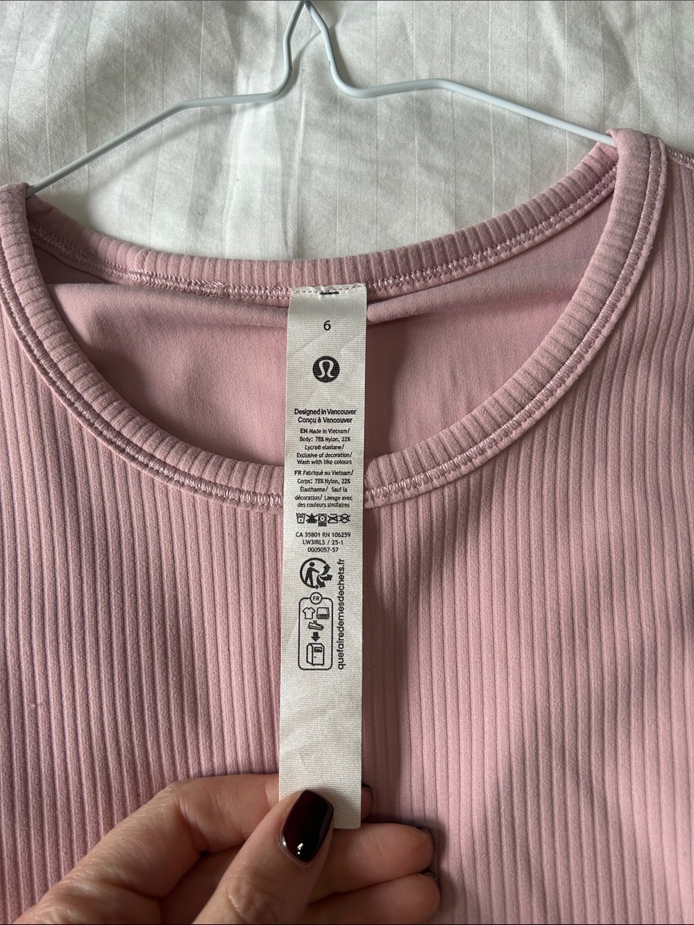 Lululemon Ribbed Shirt - Picture 2 of 9